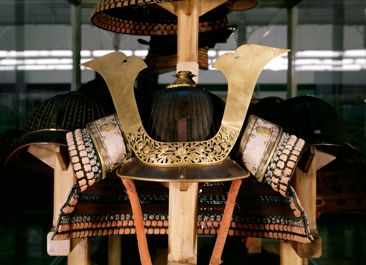 Capacete samurai, meados do século XIV de Japanese School