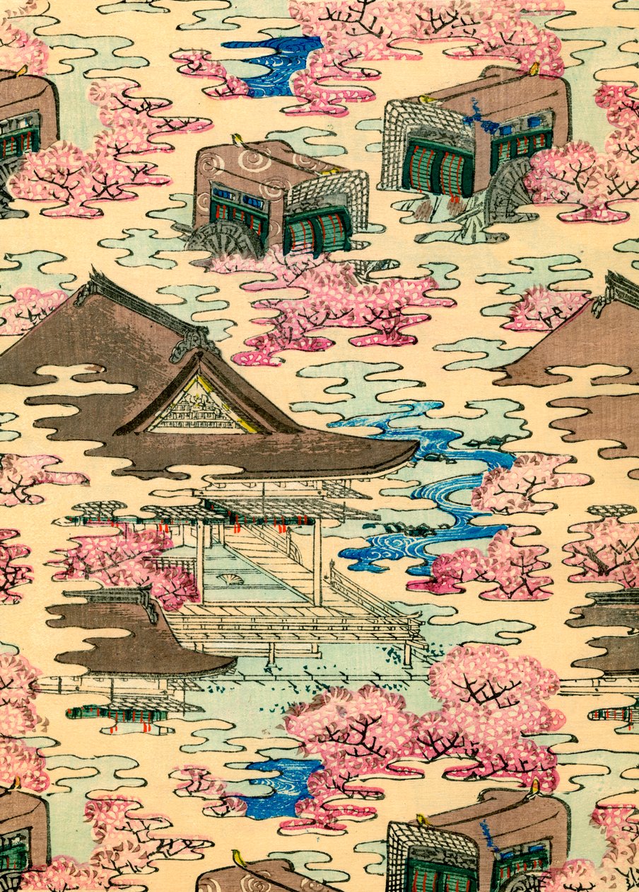 Paisagem Abstrata com Casas de Japanese School