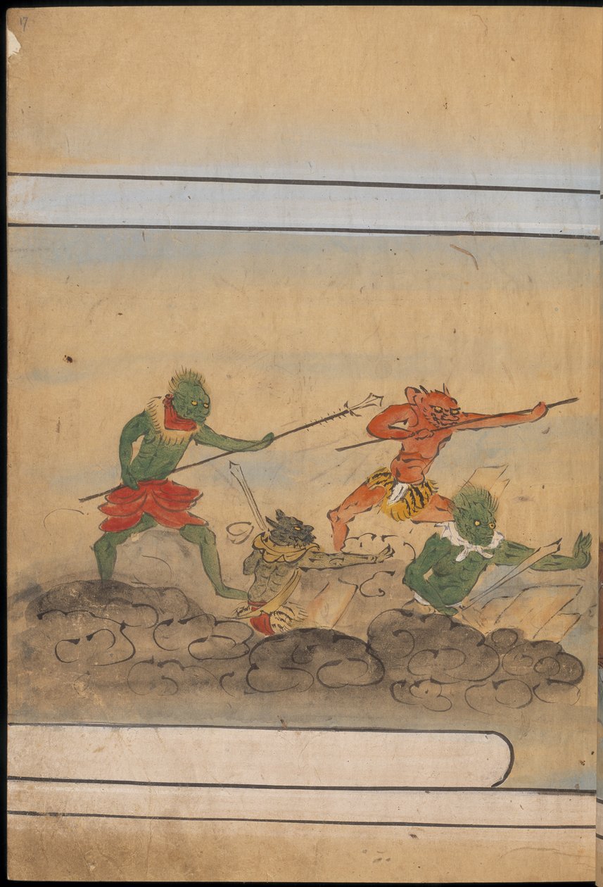 Goblins armados, ilustração do 