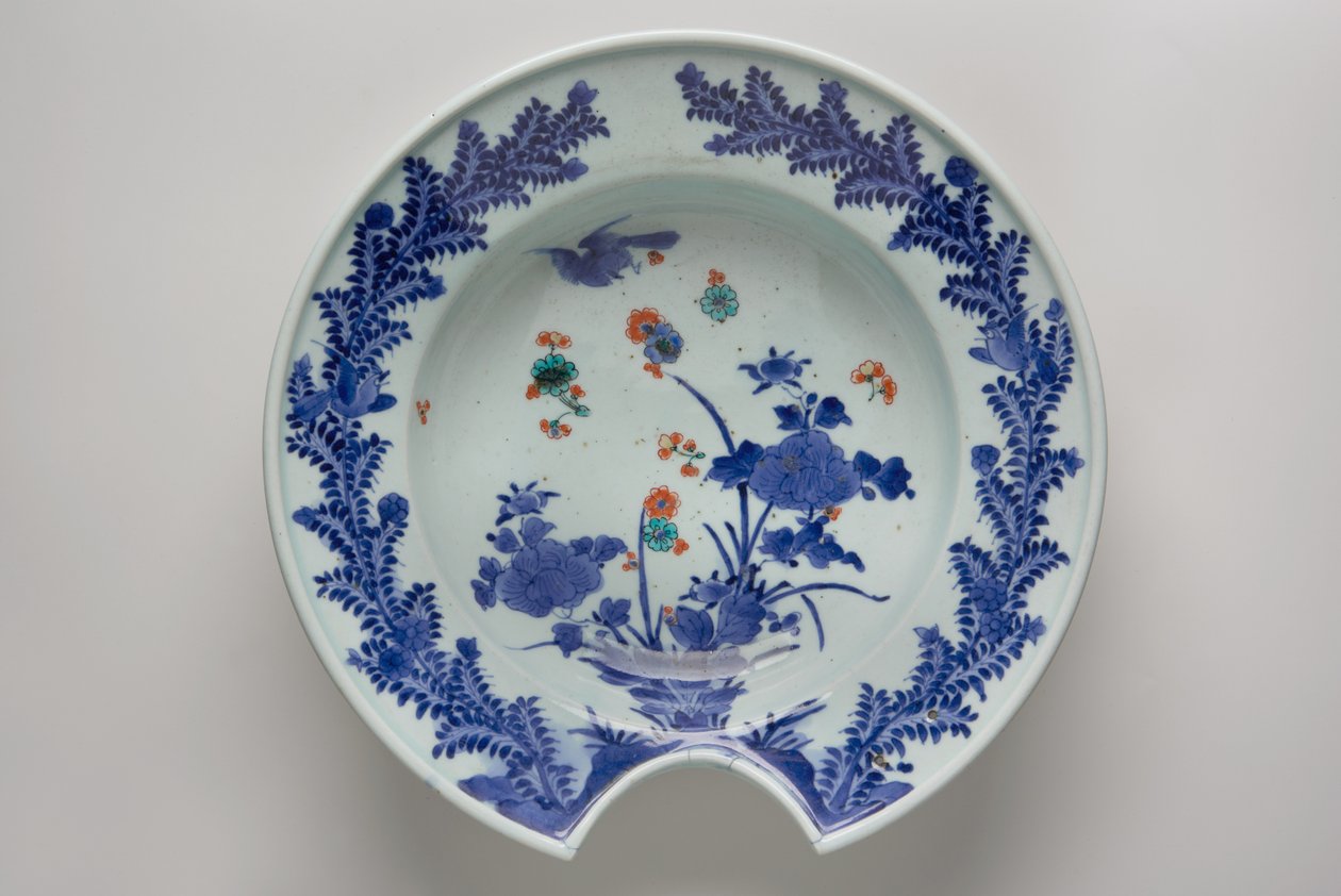 Tigela de barbeiro de Japanese School