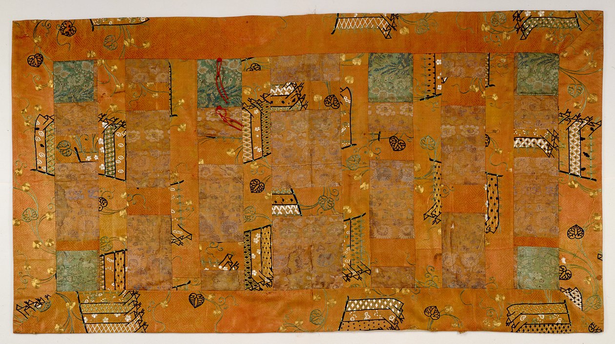 Roupa de Sacerdote Budista (Noh-E Kesa, 7 Jo) (foto) de Japanese School
