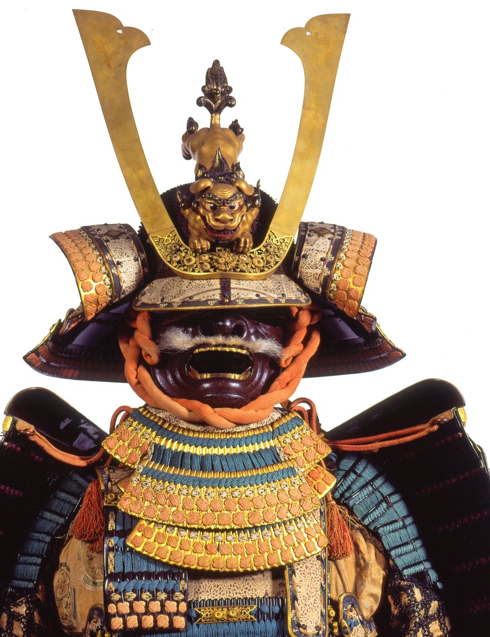 Cerimonial suit of armour for a samurai, período Edo (mixed media) de Japanese School