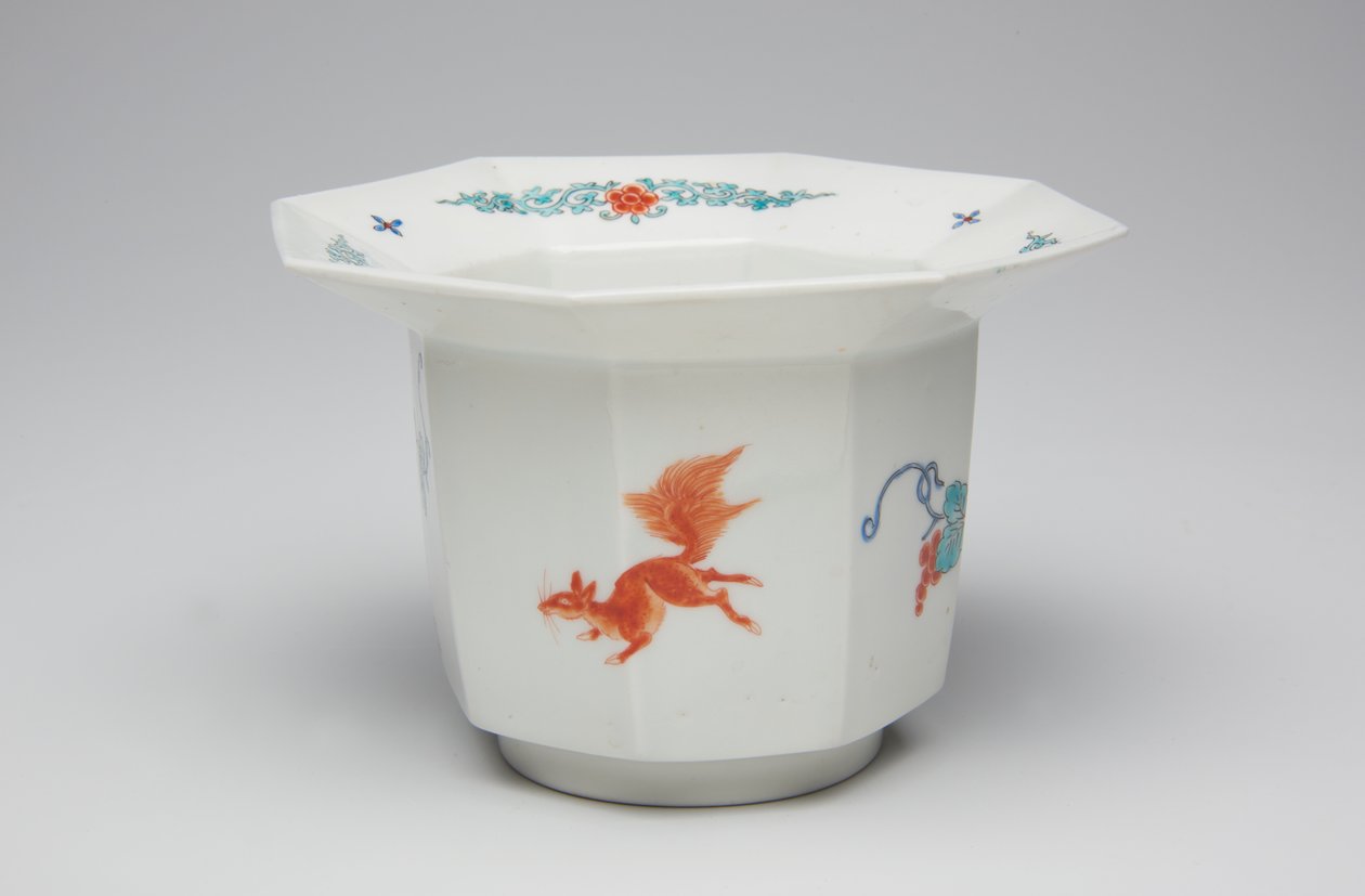 Taça, final do século XVIII (Kakiemon, porcelana com esmalte) de Japanese School