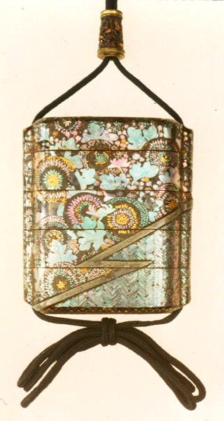 Estojo para transporte de Inro, Período Edo (1603-1867) (laca) de Japanese School