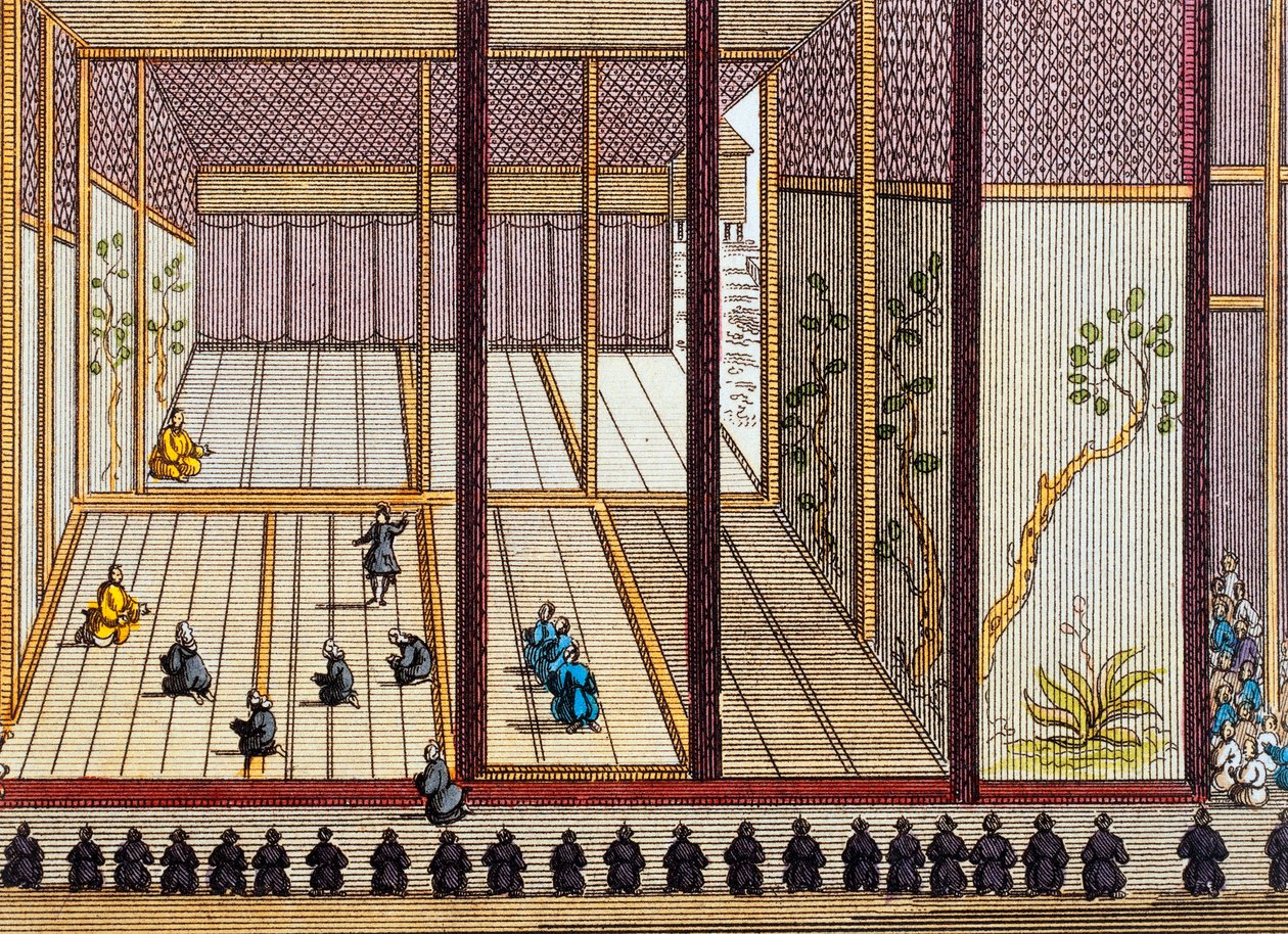 Sala de Entrevista no Palácio Imperial de Japanese School