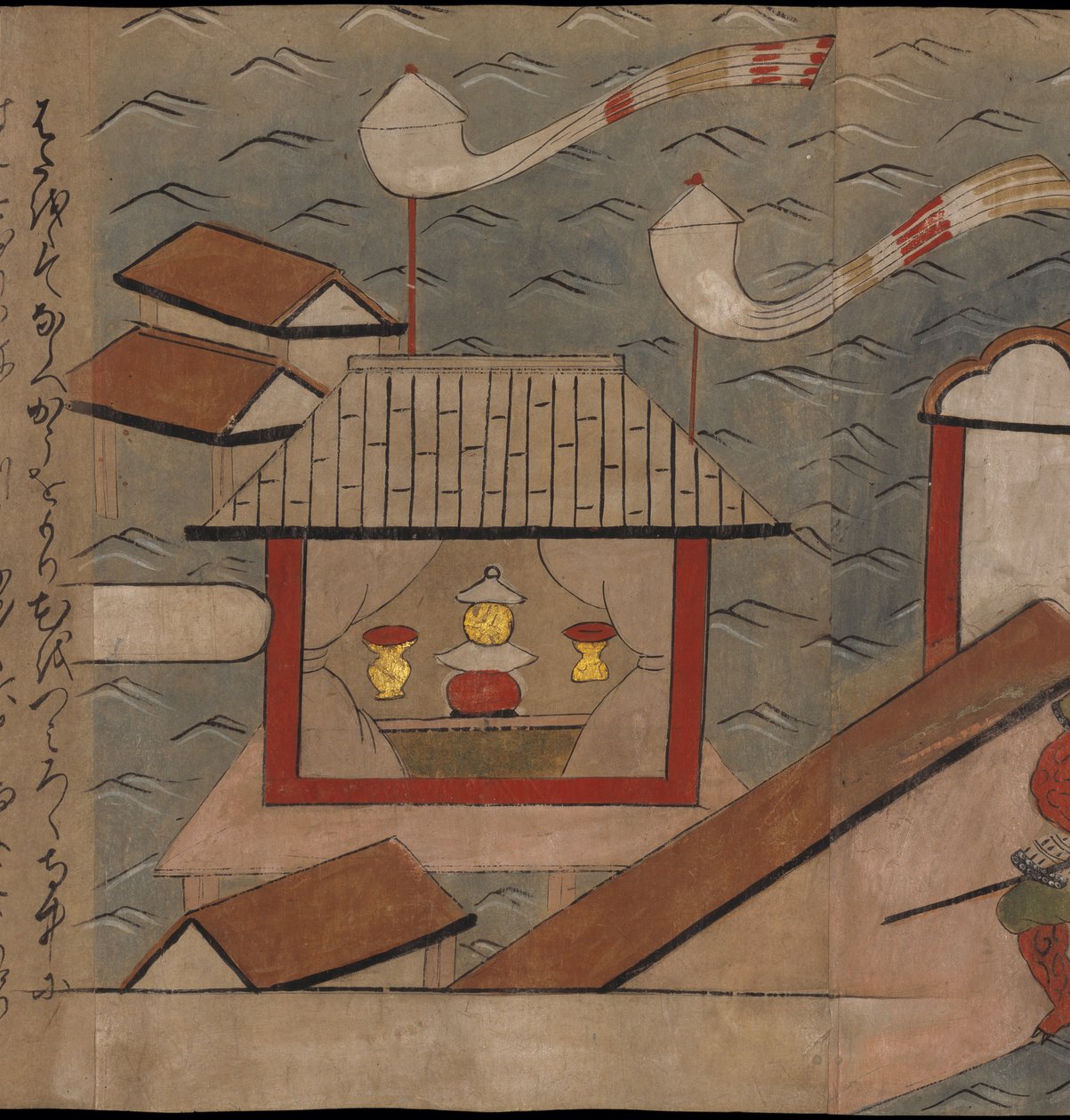 Pavilhão japonês, ilustração do 