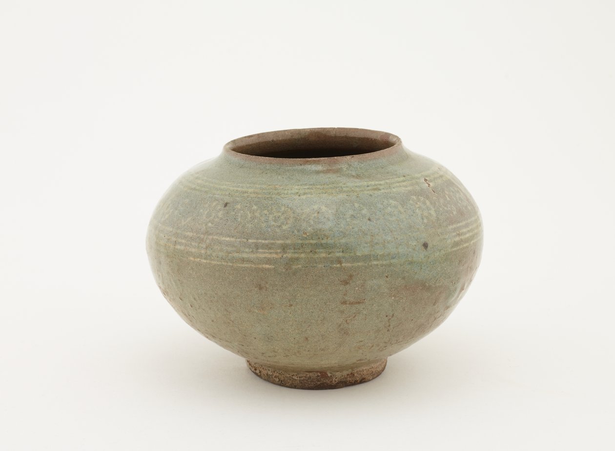 Frasco com decoração estampada e embutida, 1610-1630 de Japanese School