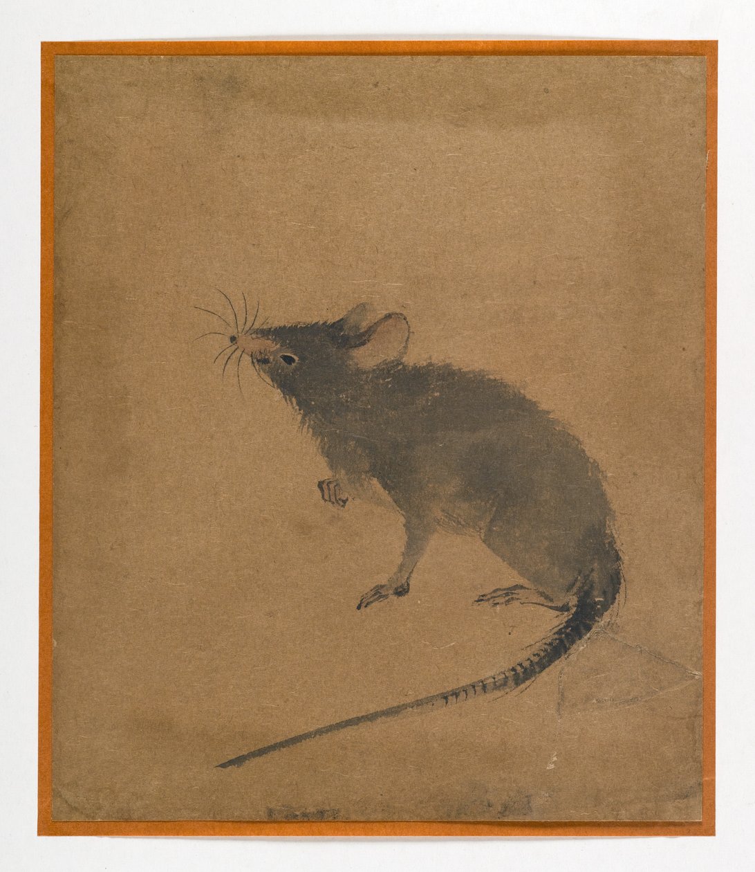 Mouse (tinta e sépia no papel) de Japanese School