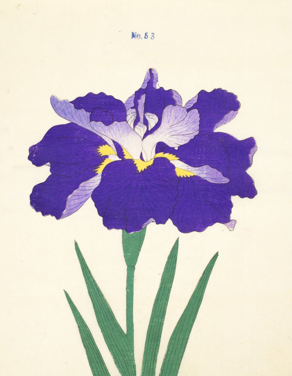 Saiwoga-Uma, No. 53, 1890 (colour woodblock print) de Japanese School