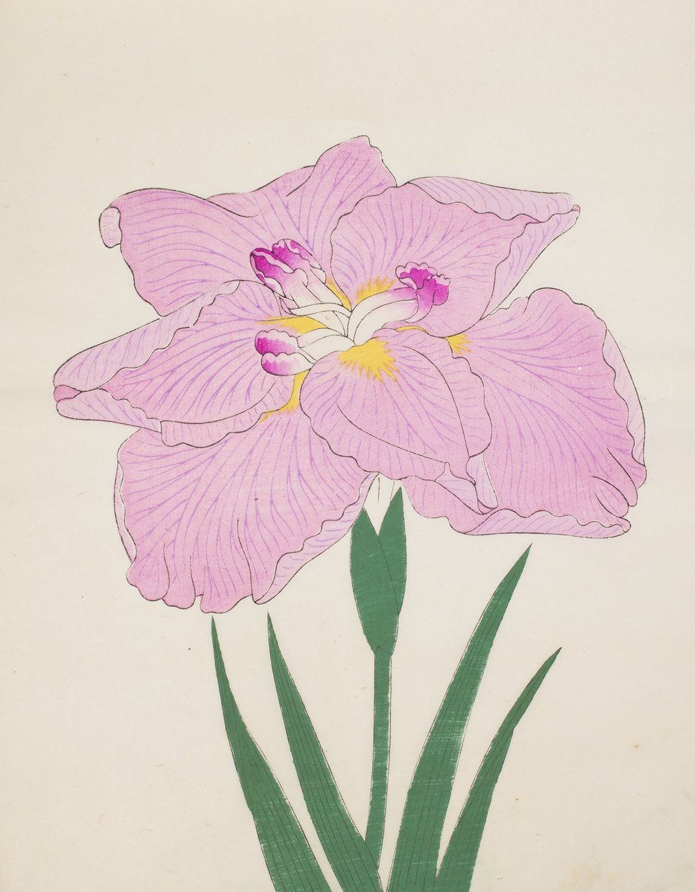 Shu-Fu-Raku, nº 58, 1890 (impressão em xilogravura a cores) de Japanese School