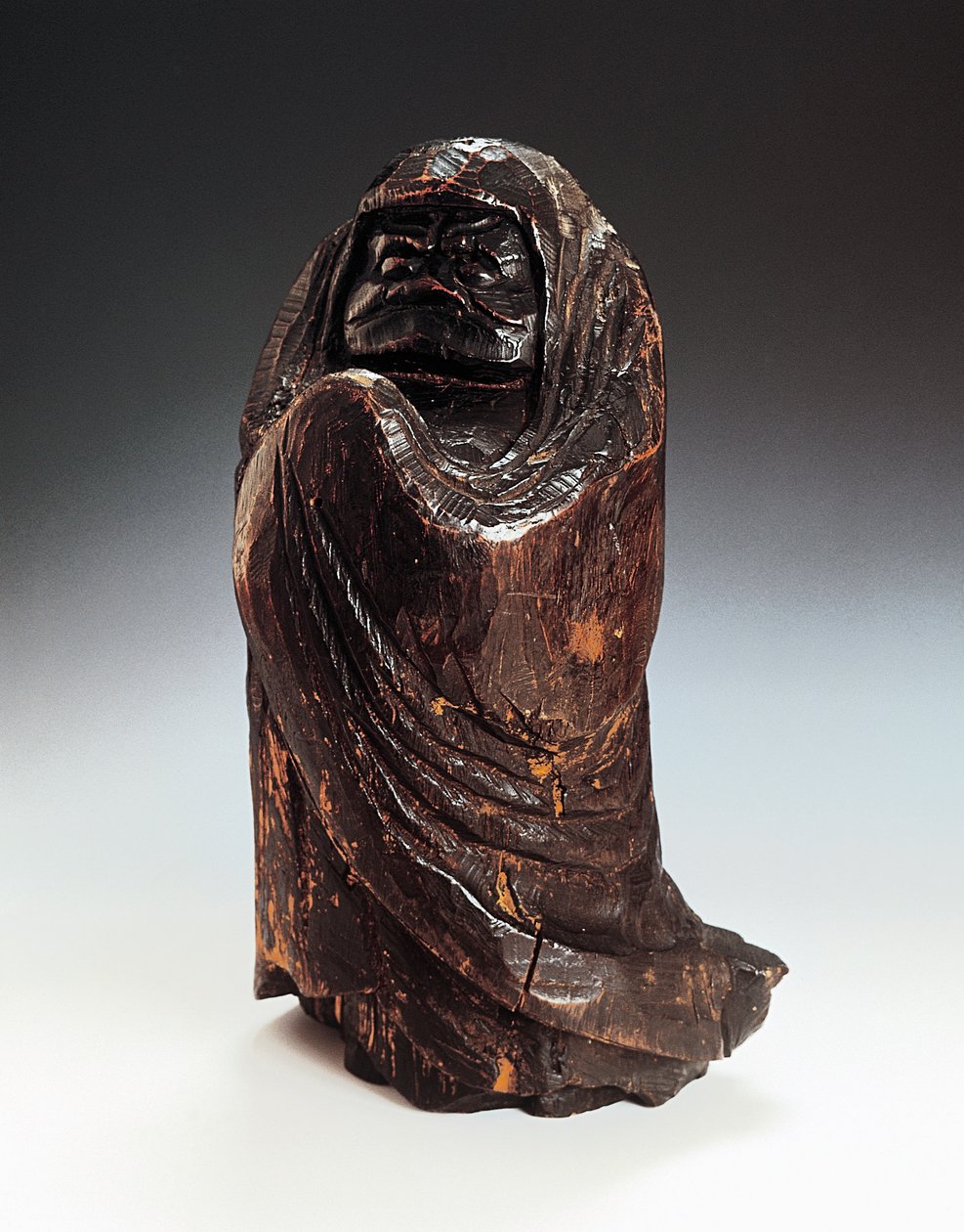 Estatueta que representa Daruma (Bodhidharma, Fundador e primeiro patriarca do Zen) de Japanese School