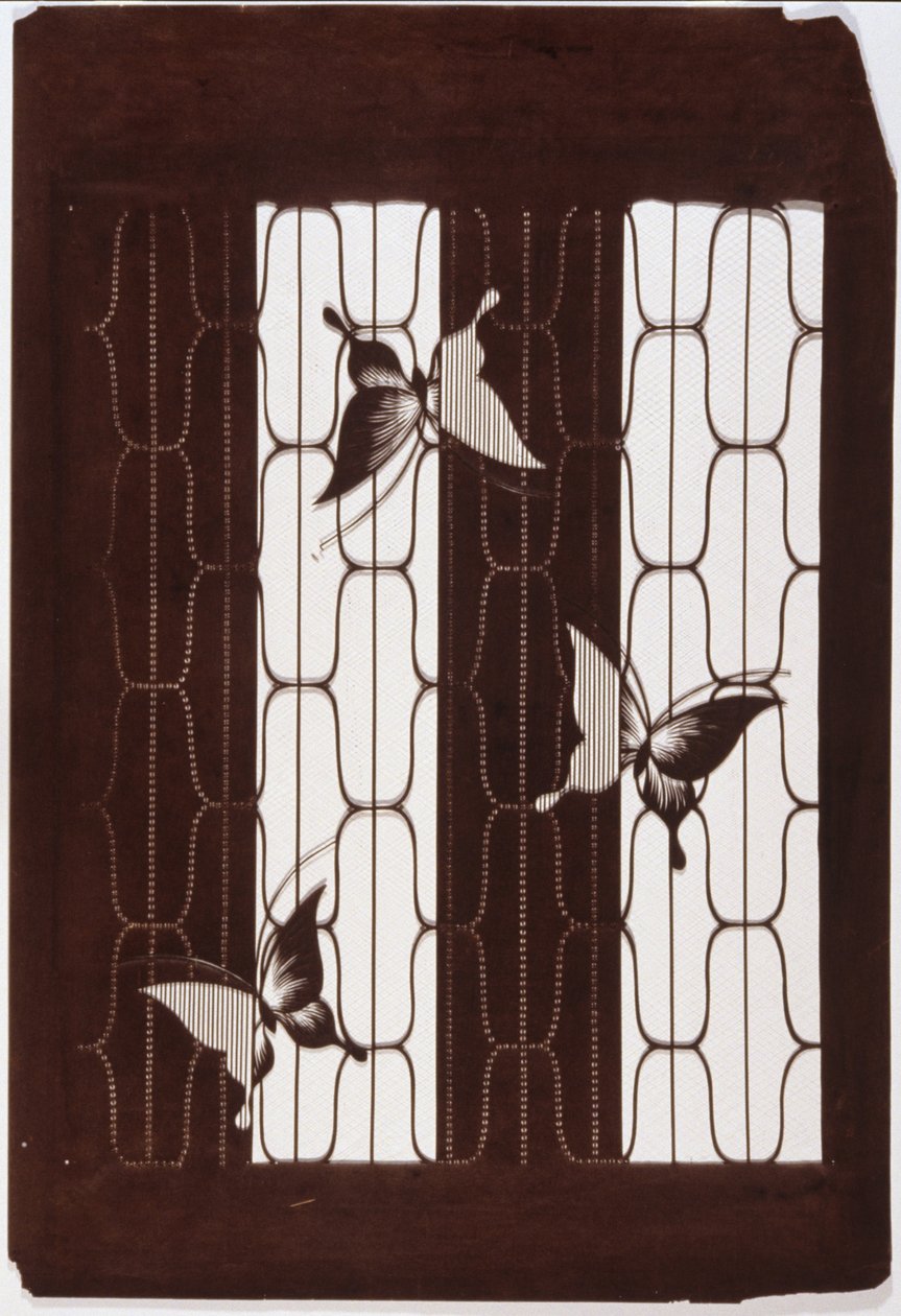 Stencil: Borboletas | Japanese School | Impressão de arte