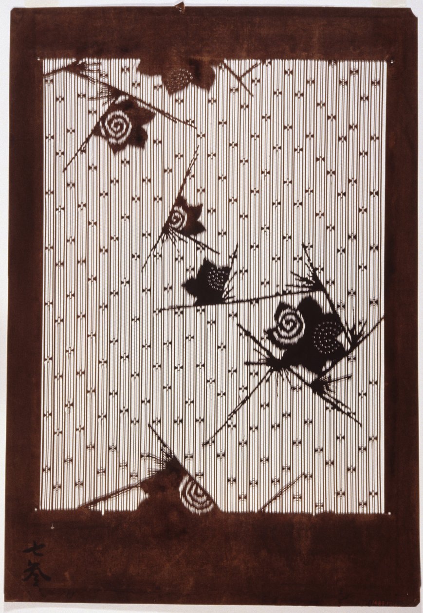 Stencil: Hibisco e Sparrow de Japanese School