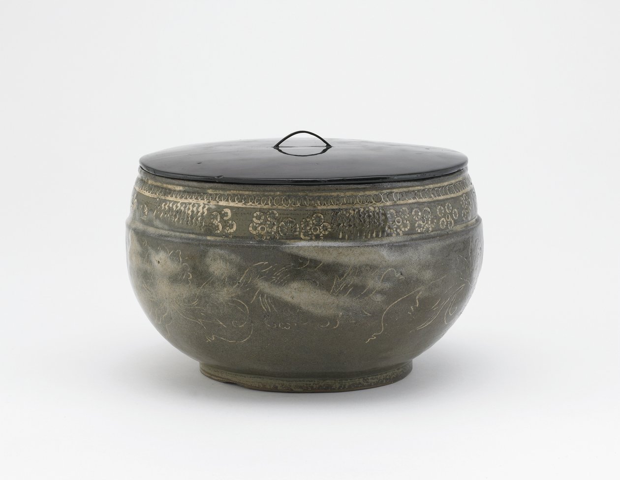 Cerimônia de chá jarro de água, prefecture de Kumamoto, período de Edo, 18º-19º século (cerâmica) de Japanese School