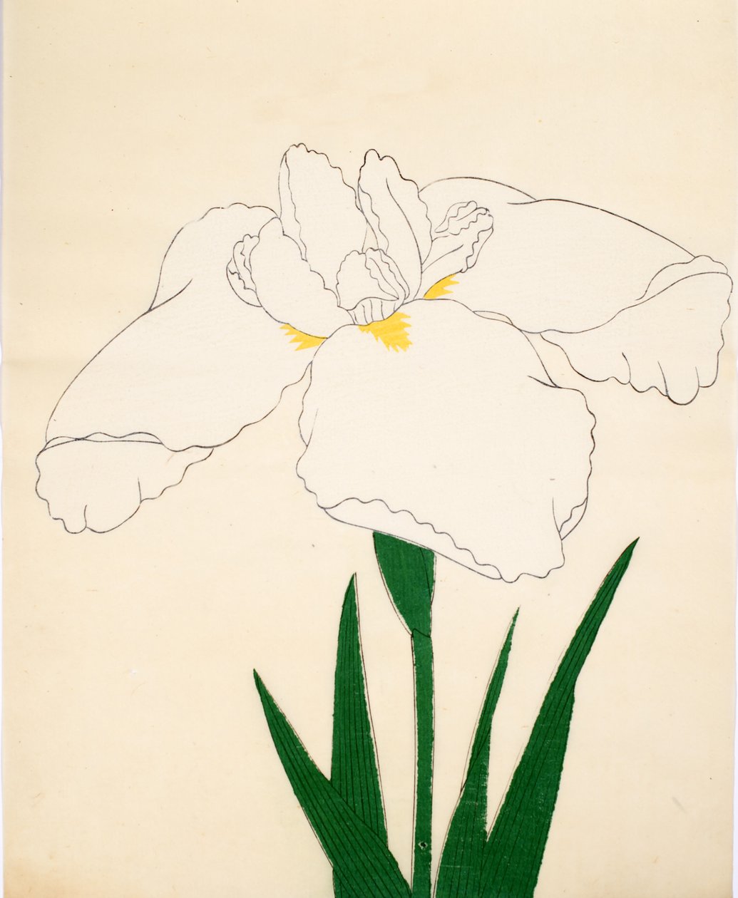 Tsuru-No-Kegoromo, nº 33, 1890 (impressão em xilogravura a cores) de Japanese School