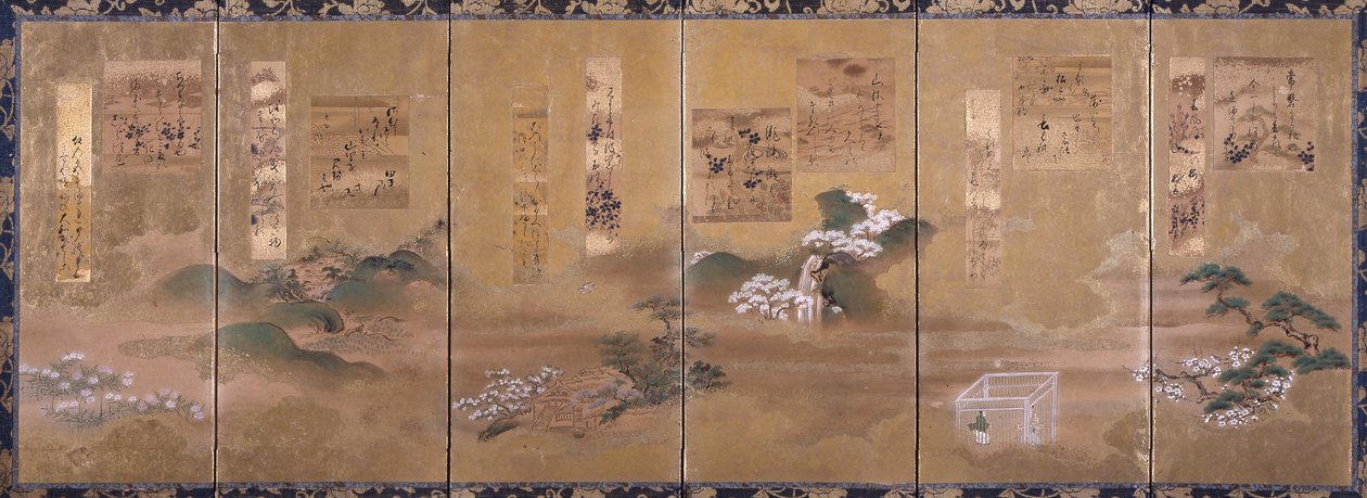 Vistas e poemas dos doze meses de Japanese School