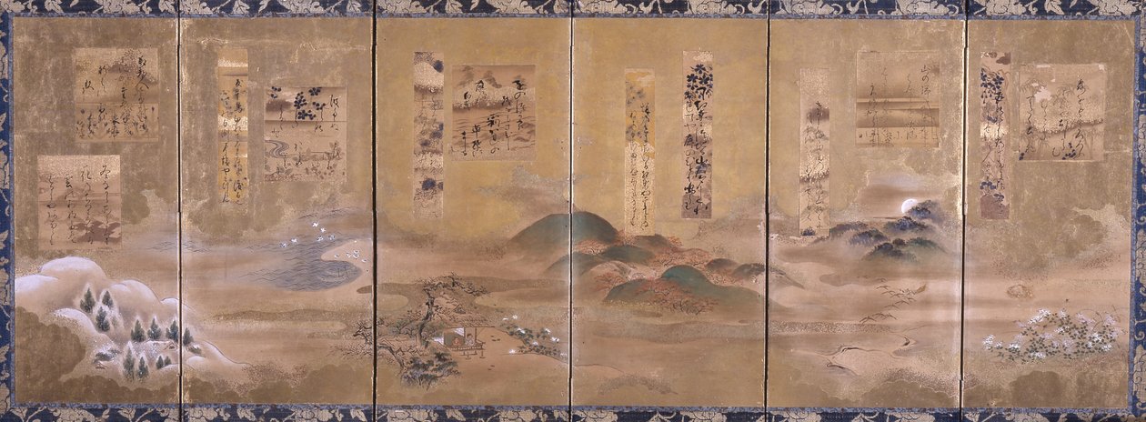 Vistas e poemas dos doze meses de Japanese School