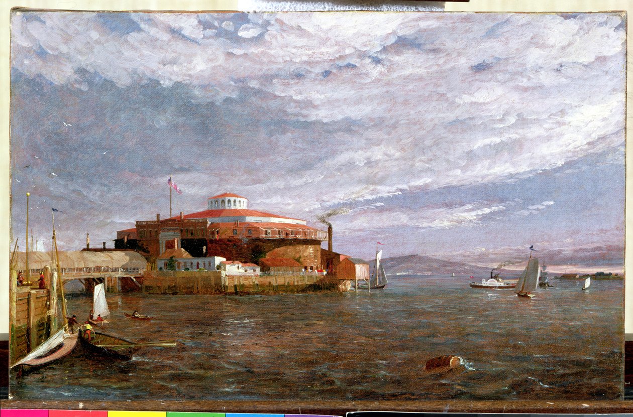Dia do Jardim do Castelo, 1851 de Jasper Francis Cropsey