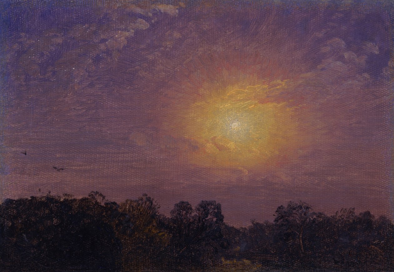 Noite, 1859 de Jasper Francis Cropsey