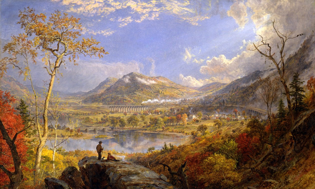 Viaduto de Starrucca, Pensilvânia de Jasper Francis Cropsey