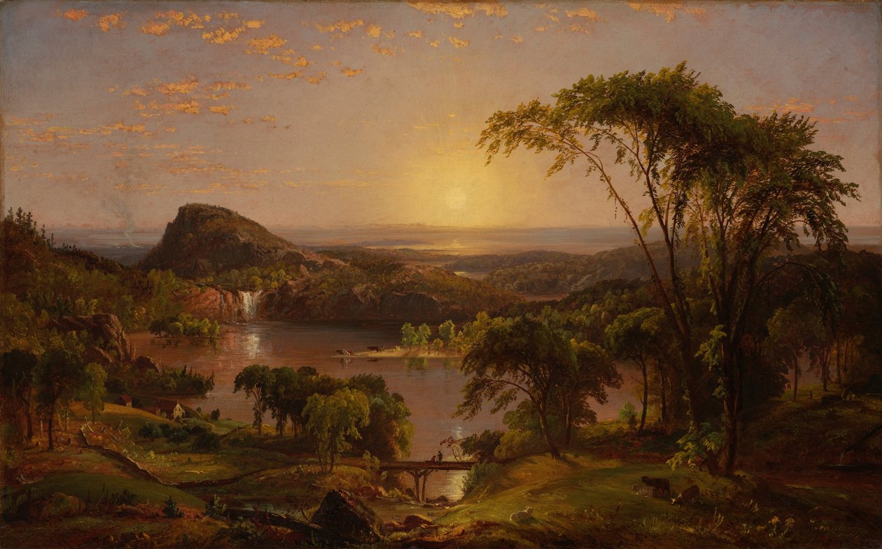 Verão, Lago Ontário de Jasper Francis Cropsey