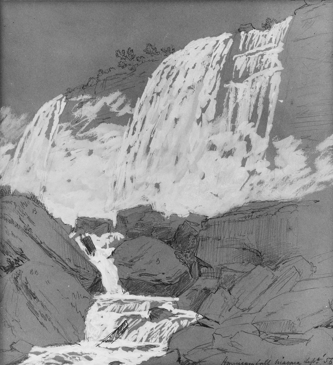 American Falls, Niagara, c.1855 de Jasper Francis Cropsey