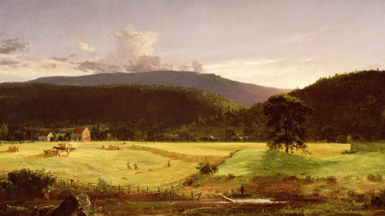 Bareford Mountains, West Milford, Nova Jersey, 1850 de Jasper Francis Cropsey