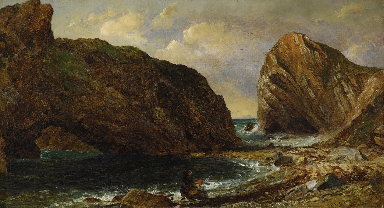 Junto ao mar, Lulworth de Jasper Francis Cropsey