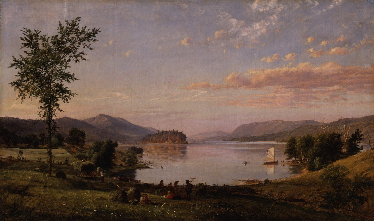 Lago Greenwood, Nova Jersey, 1866 de Jasper Francis Cropsey