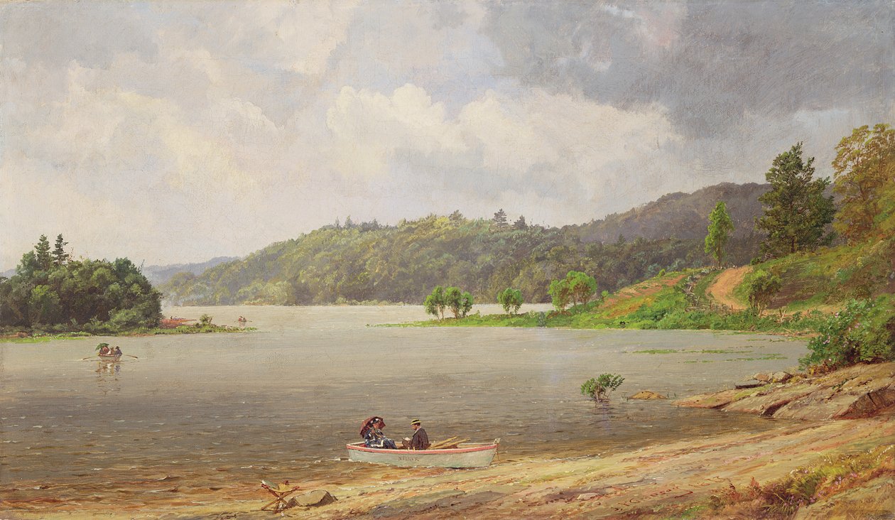 No lago Wawayanda, Nova Jersey de Jasper Francis Cropsey