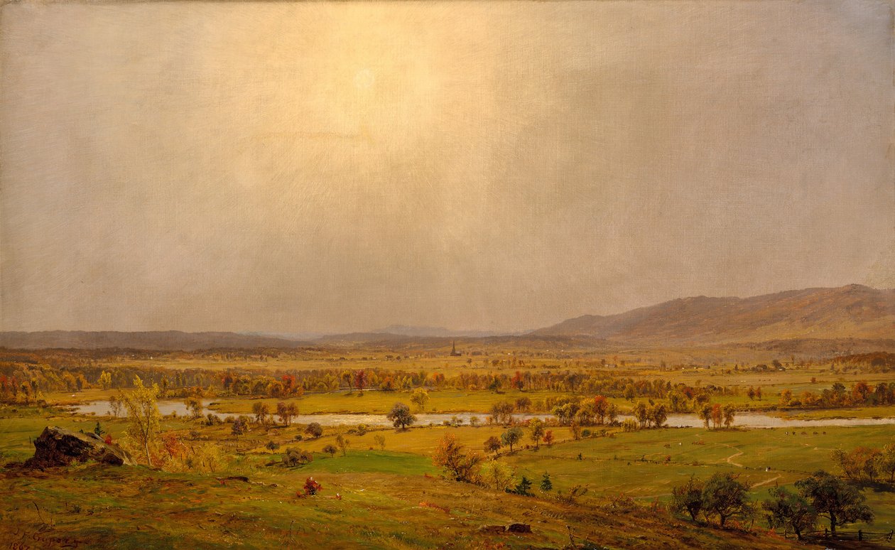 Pompton Plains, Nova Jersey, 1867. de Jasper Francis Cropsey