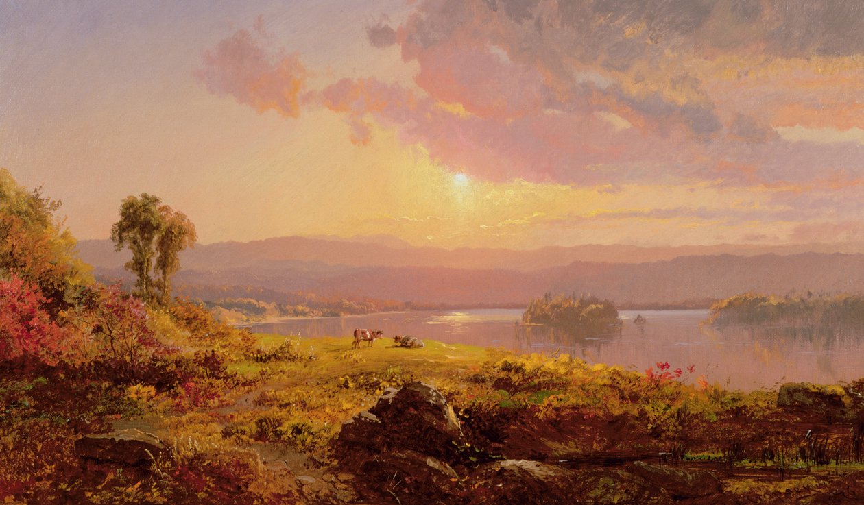 Rio Susquehanna, 1876 de Jasper Francis Cropsey