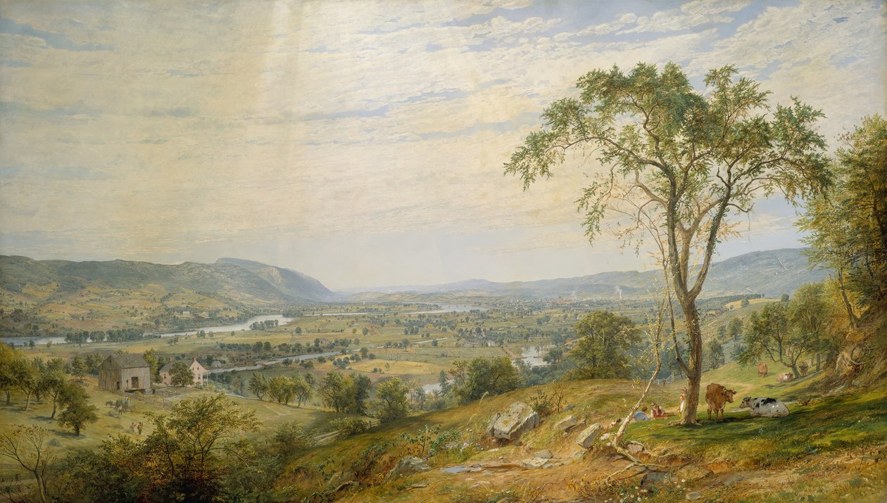 O vale do Wyoming, 1865. de Jasper Francis Cropsey