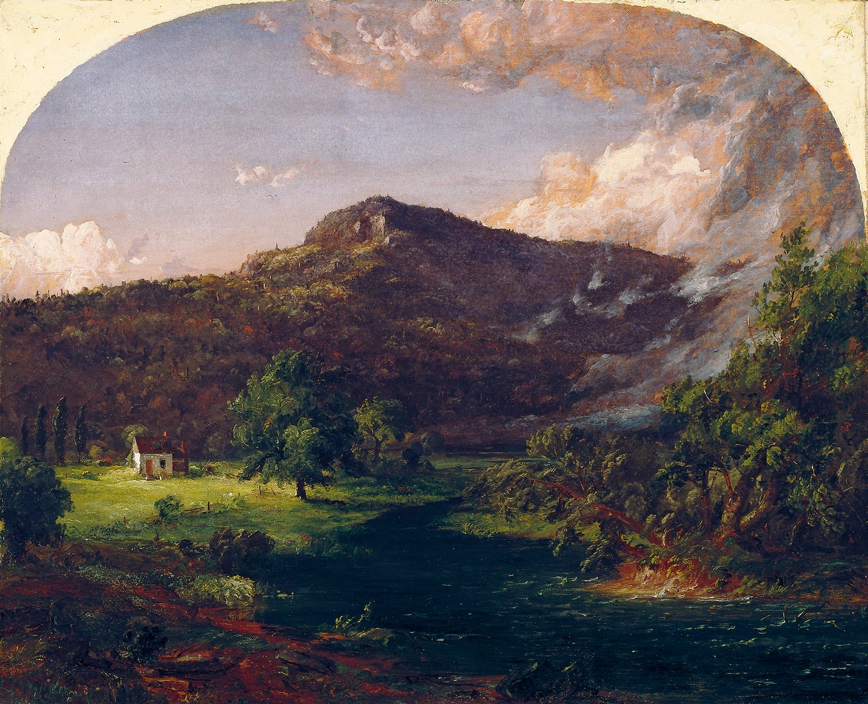 Tourn Mountain, Head Quarters of Washington, Rockland Co., Nova York de Jasper Francis Cropsey