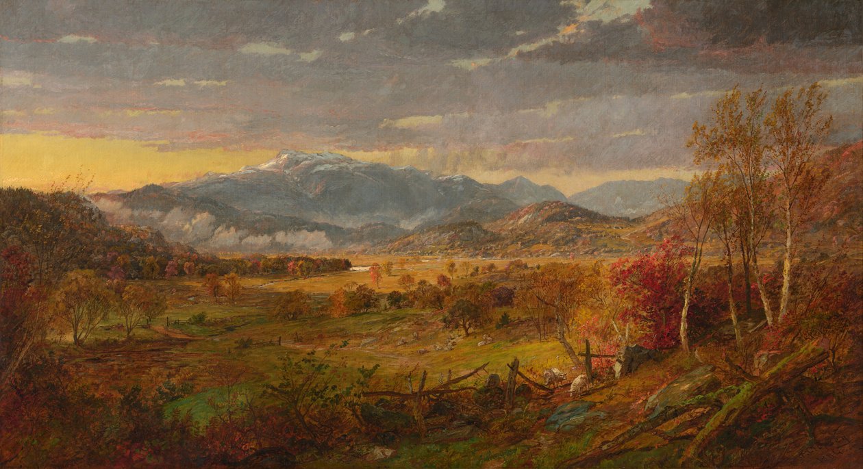 Vista do Monte Washington de Jasper Francis Cropsey