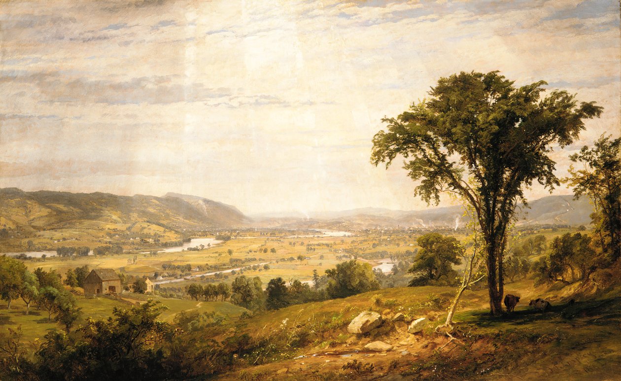 Vale de Wyoming, Pensilvânia, 1864. de Jasper Francis Cropsey