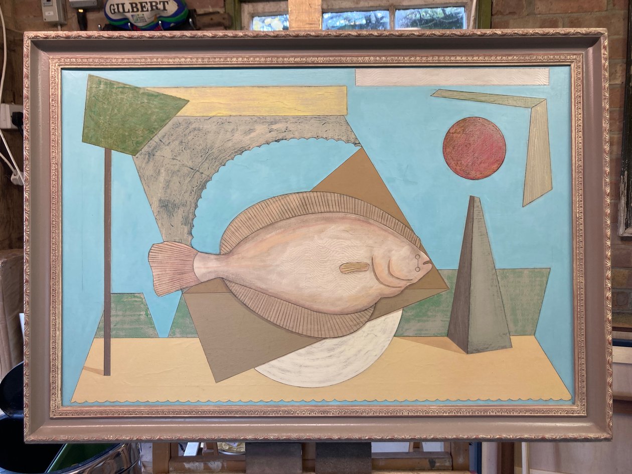 Um peixe fora de água (pintura) de Jasper Galloway