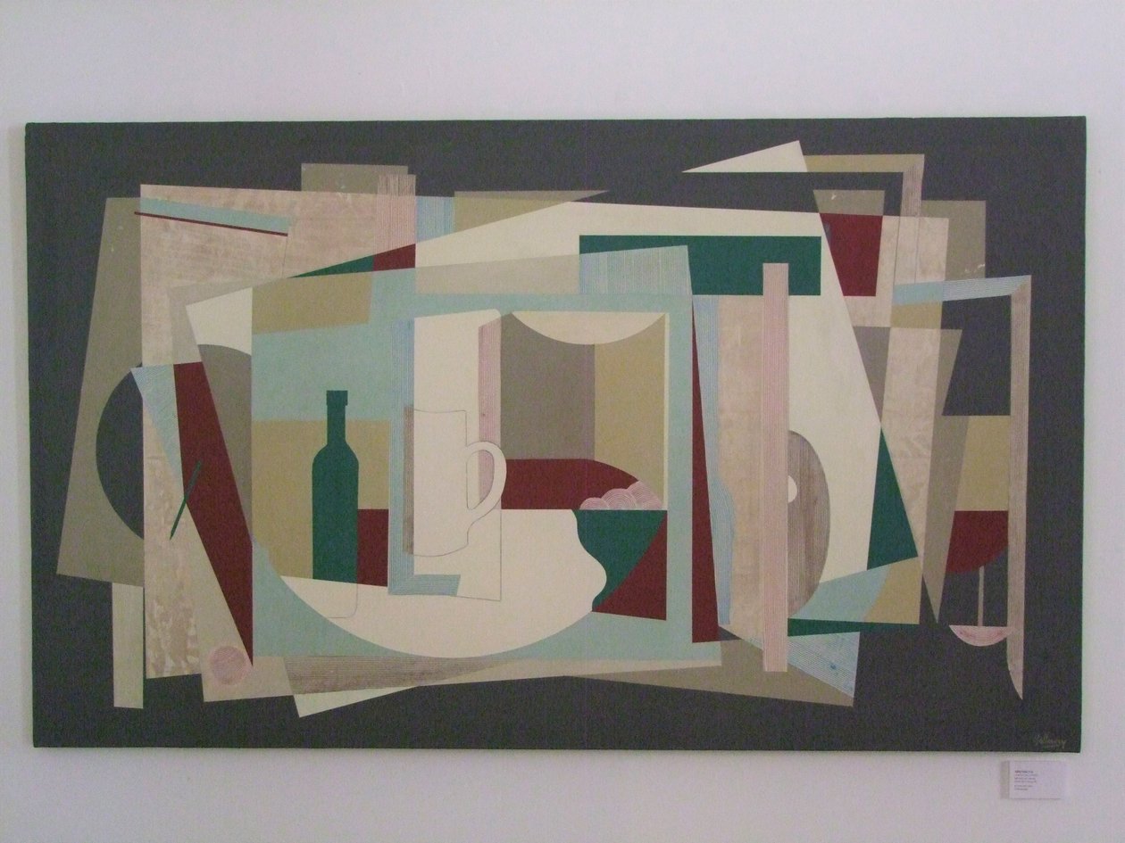 Herói H abstrato (pintura) de Jasper Galloway