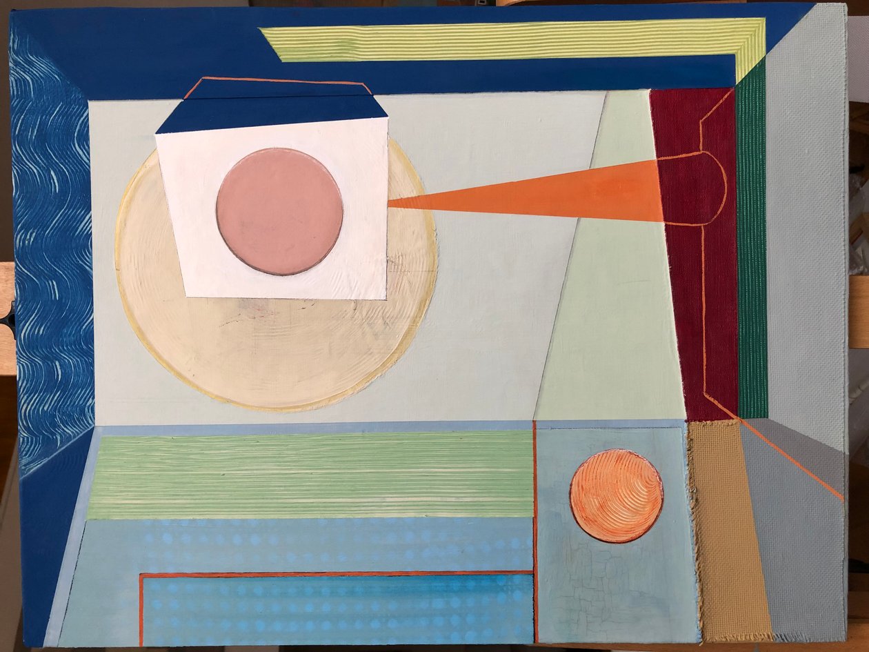 Abstract Paris 18 (pintura) de Jasper Galloway