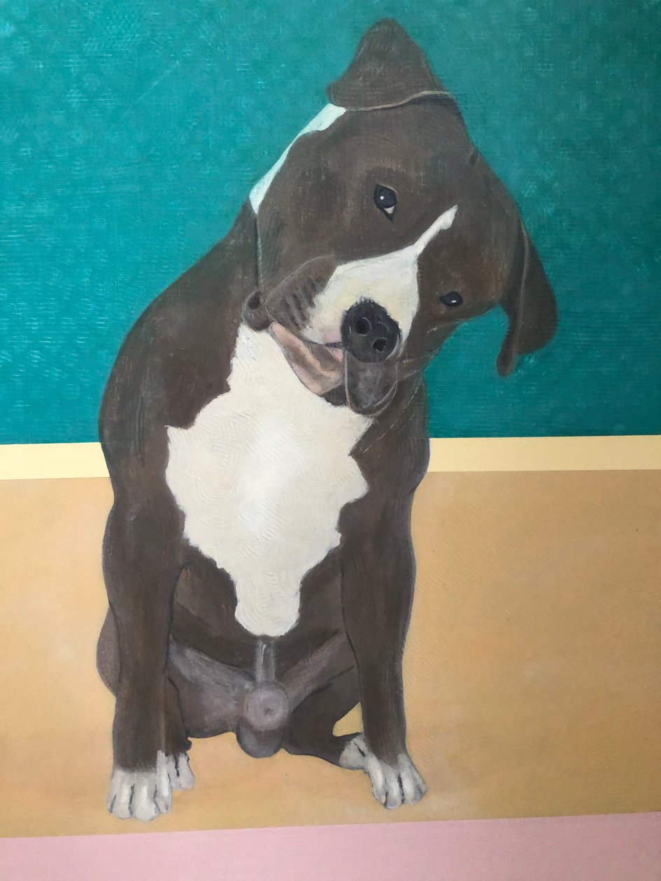 Querido Cão - Pormenor (pintura) de Jasper Galloway