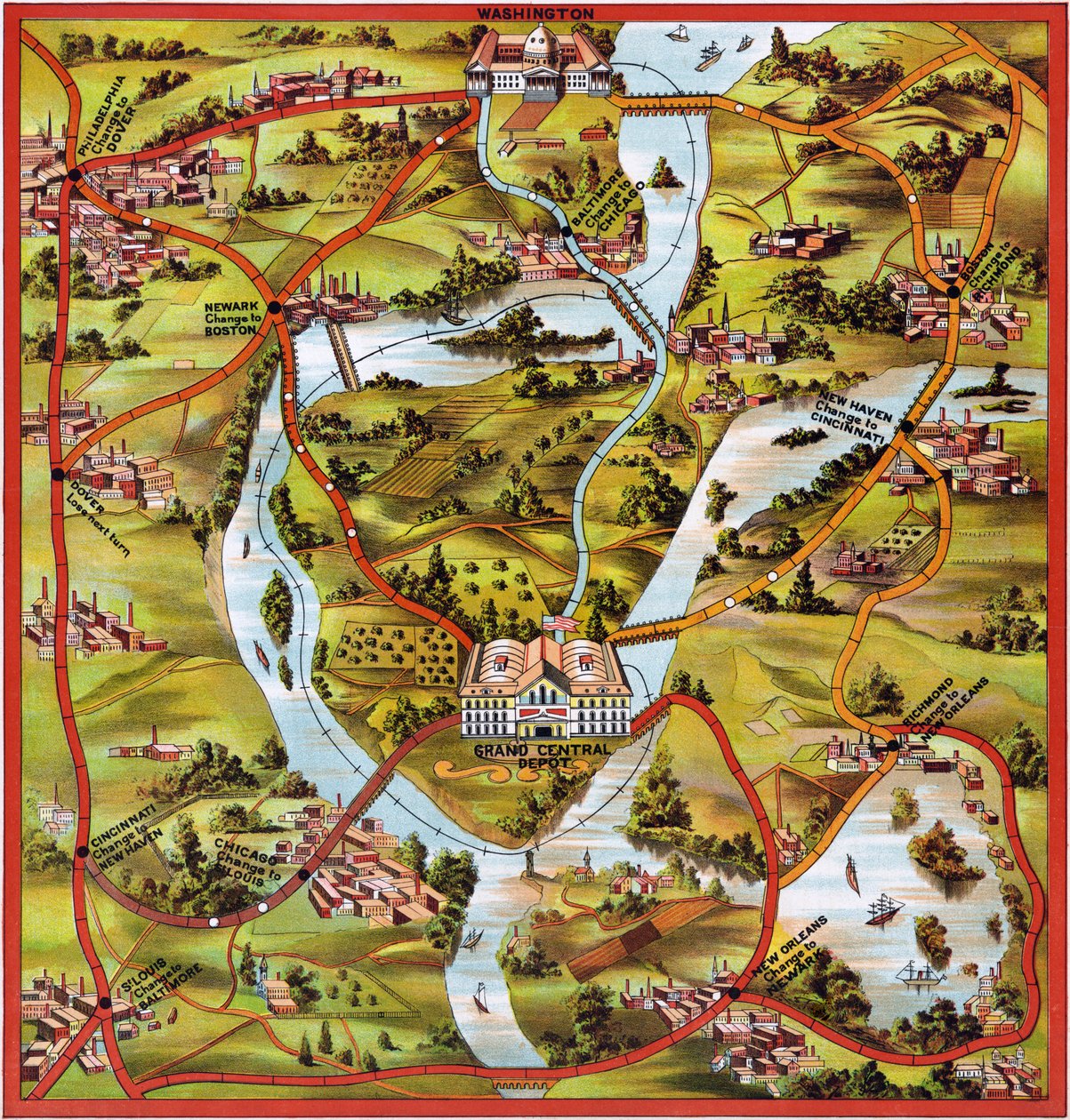 O caminho para Washington de Jasper H. Singer