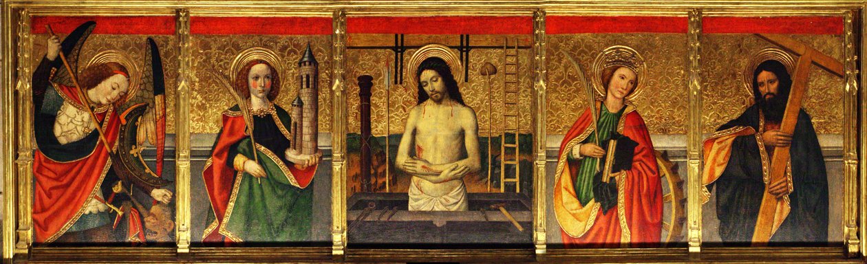 Catedral de Tortosa Huguet Transfiguração predella de Jaume Huguet