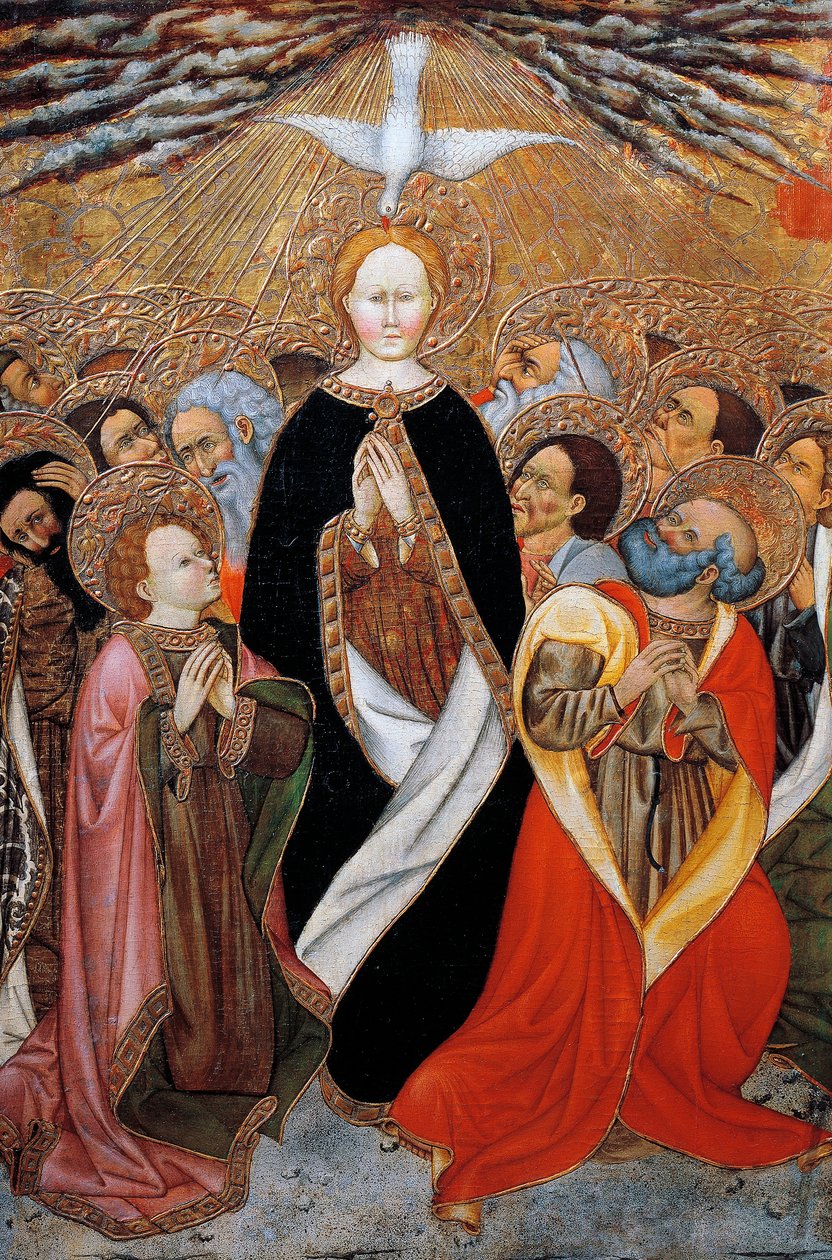 O Pentecostes, retábulo de Verdu de Jaume Ferrer