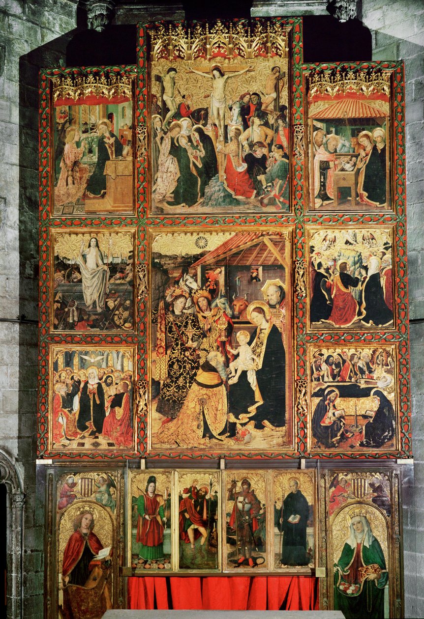 Altar da Capela Real de Santa Águeda, Barcelona de Jaume Huguet