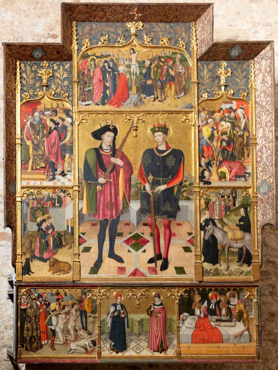 Altarpiece (Retaule dels sants Abdó i Senén) de Jaume Huguet