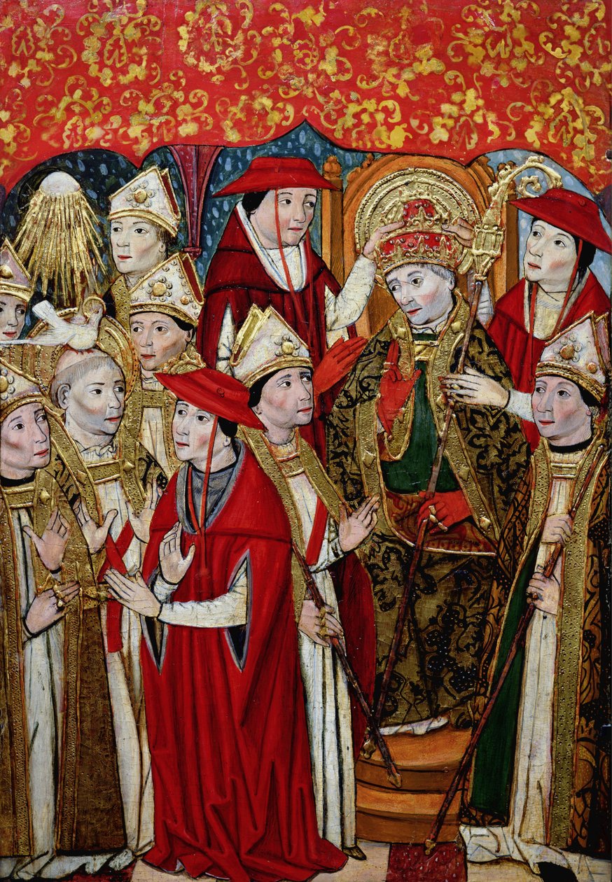 Eleição de Fabian (dc250) para o papado de Jaume Huguet