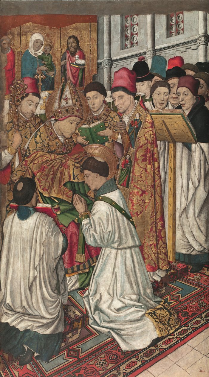São Vicente ordenado por São Valério de Jaume Huguet