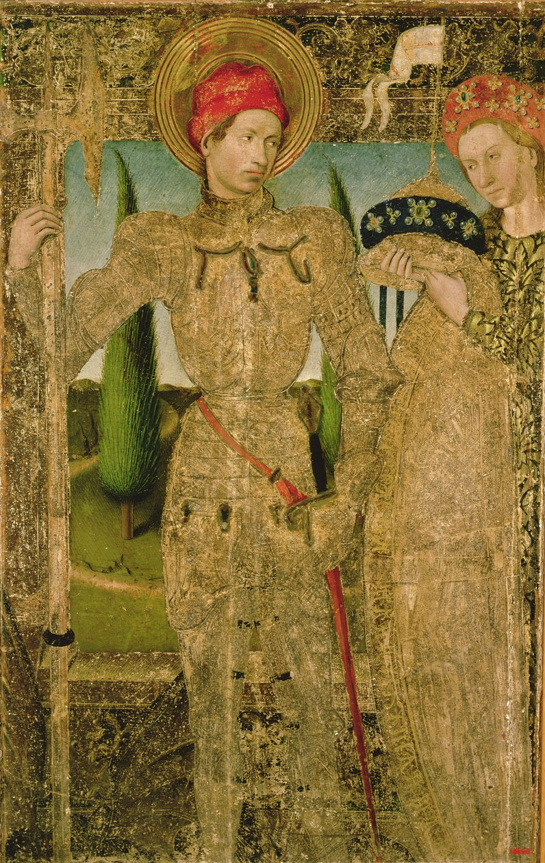 São Jorge e a Princesa, 1448 de Jaume Huguet