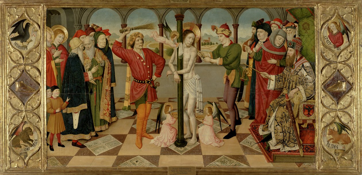A Flagelação de Cristo, c.1450-60 de Jaume Huguet