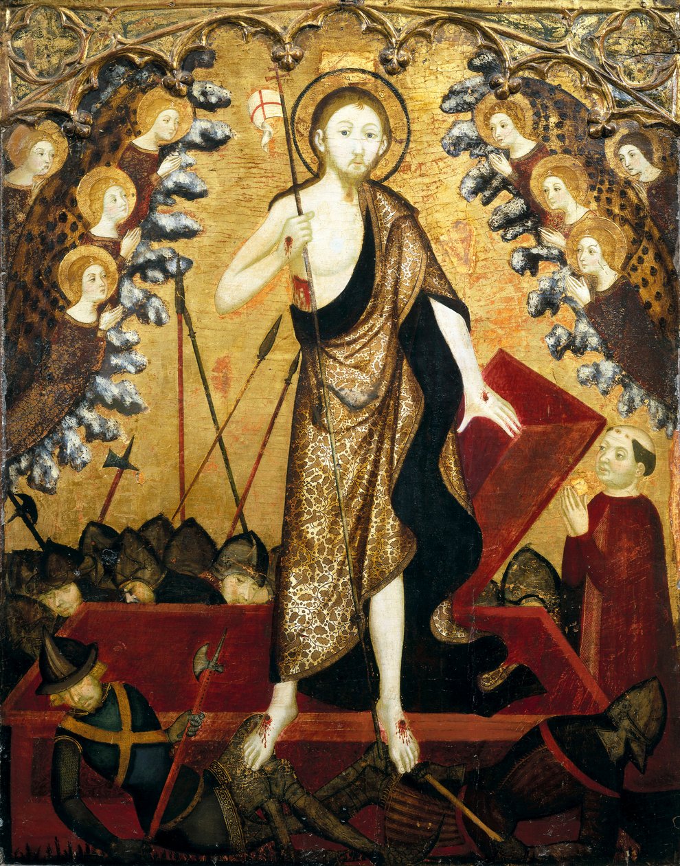 Ressurreição de Cristo, painel do Retábulo do Santo Sepulcro de Jaume Serra
